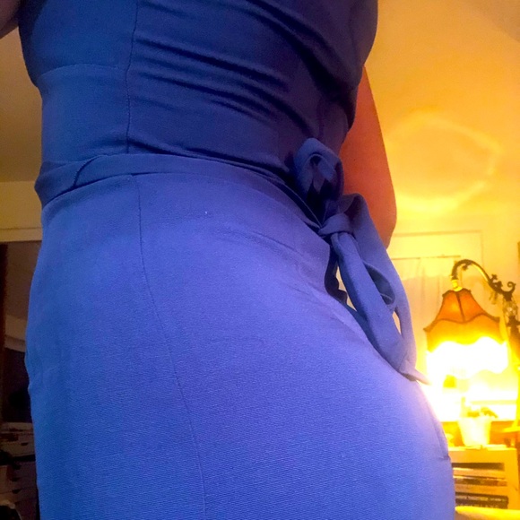 Navy/Royal blue H&M fitted dress - Picture 6 of 16